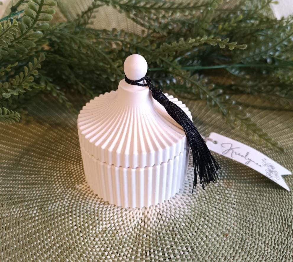 Boîte à bijoux blanche